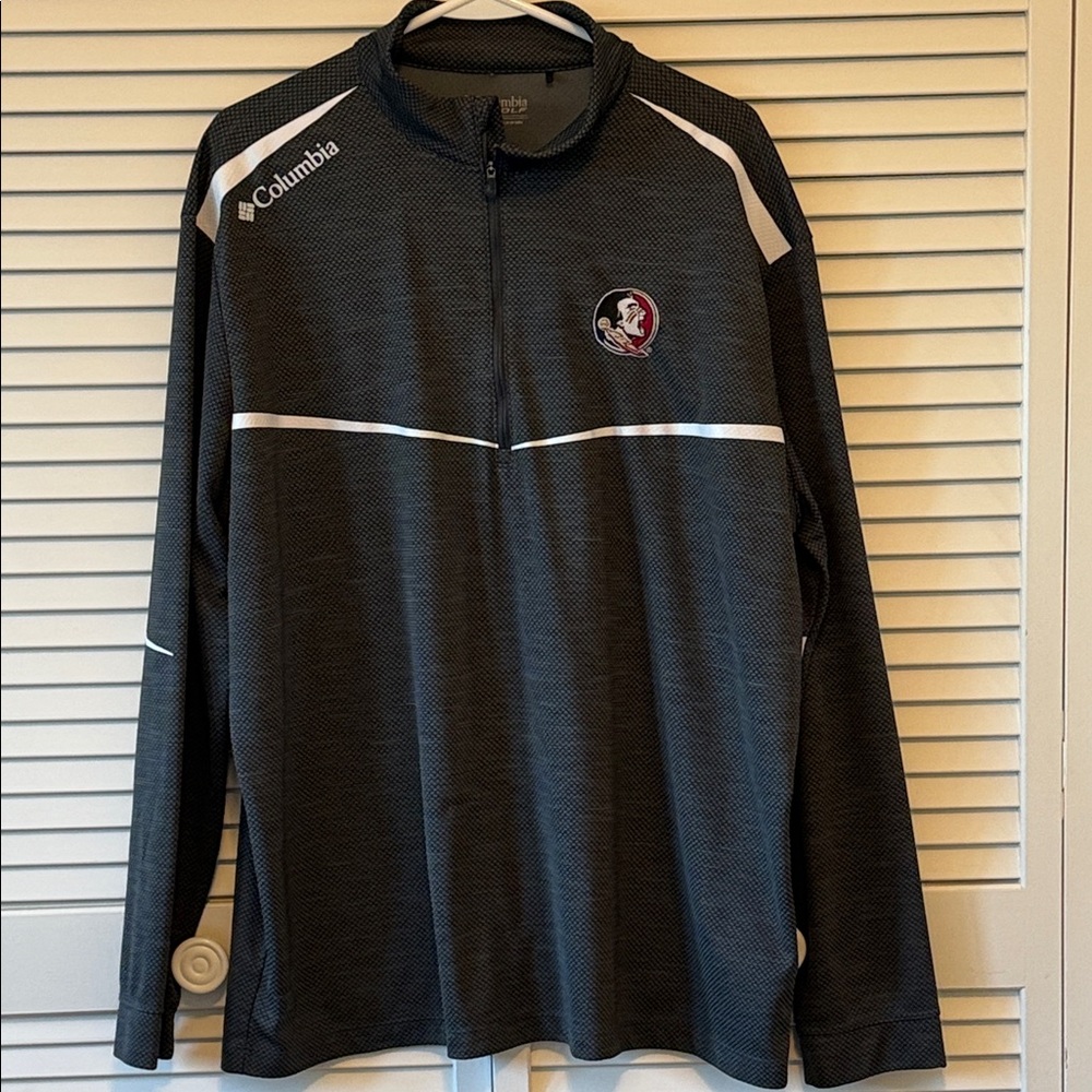 Columbia Gray Golf Halfzip Size XL